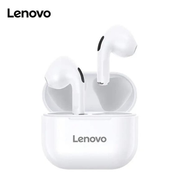 Original Lenovo Thinkplus LP40 TWS Wireless Earphones. White. - Picture 1 of 12